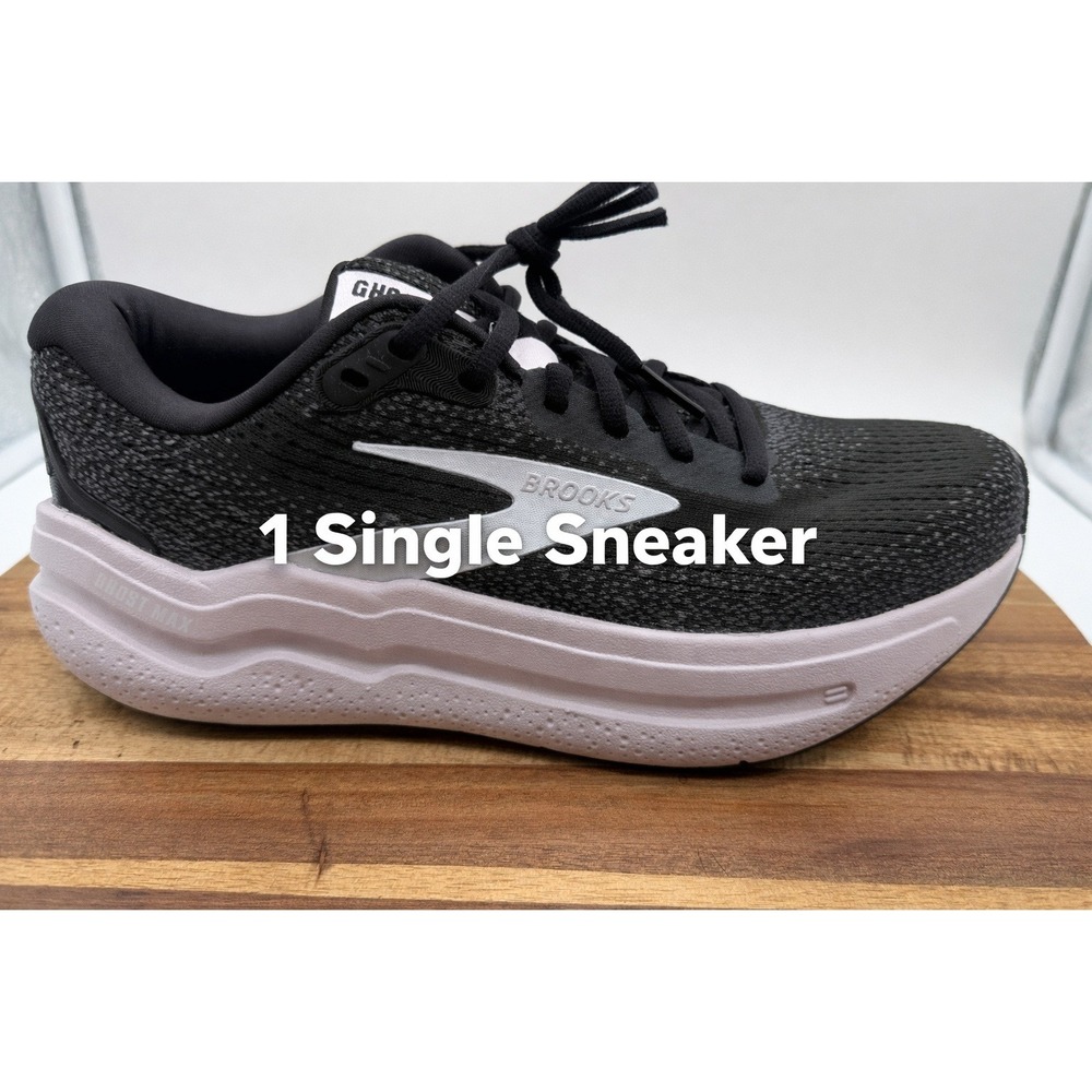 Brooks Ghost Max 2 Single Right Sneaker Women's Size 8B Black Pink  0385